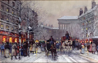 Eine Pariser Winterszene